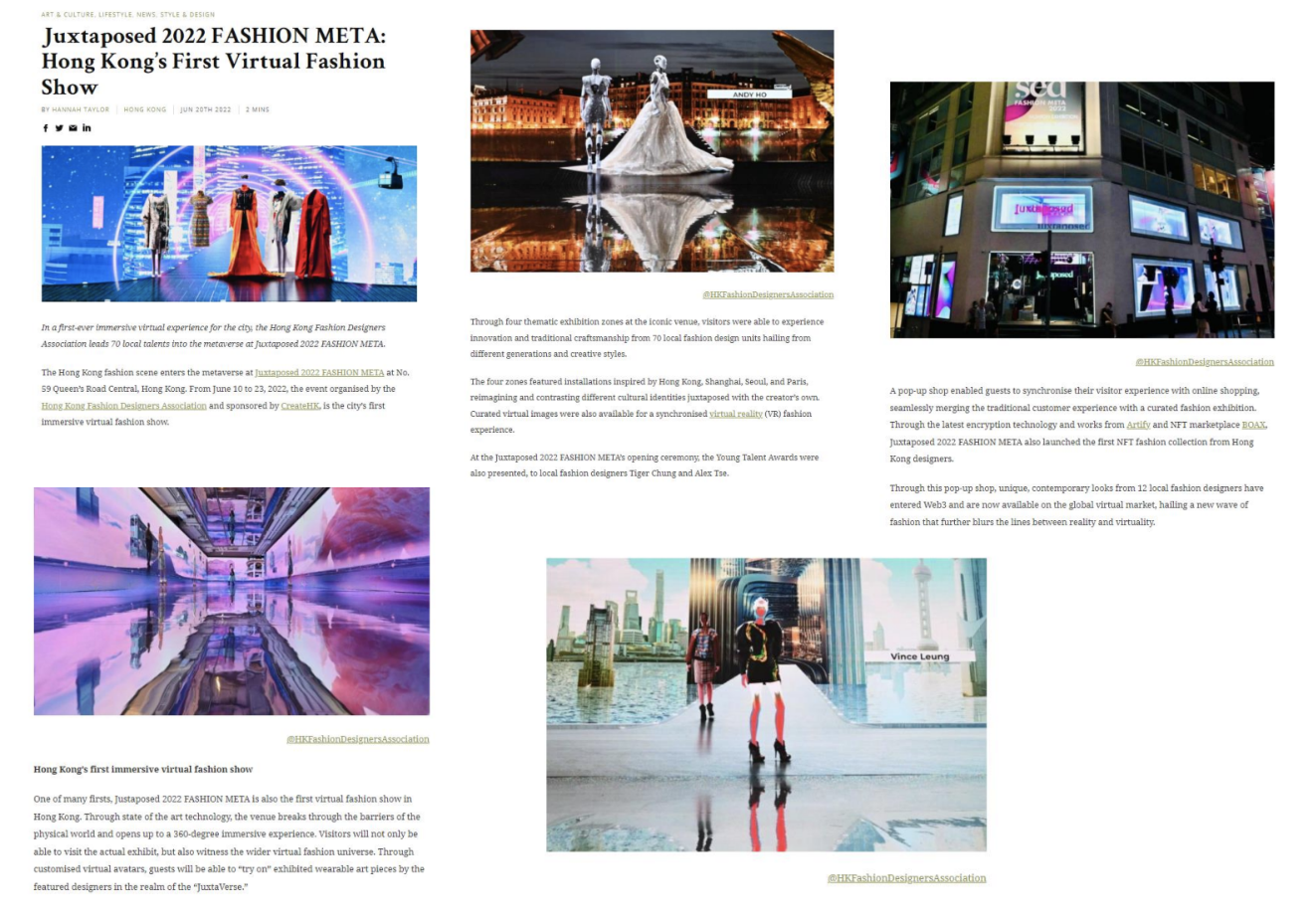 Hong Kong’s First-Ever Virtual Fashion Show and Immersive Metaverse Experience 24